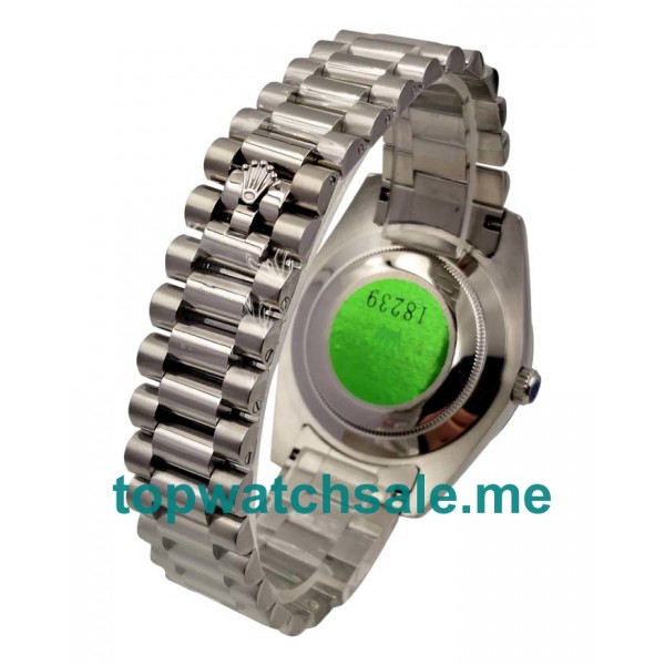 Replica Rolex Day-Date II 218239 UK - 41MM White Gold Male Rolex Day-Date II Replica Watches - Blingwatches.co.uk