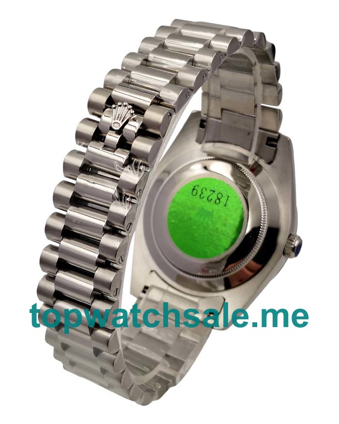 Replica Rolex Day-Date II 218239 UK - 41MM White Gold Male Rolex Day-Date II Replica Watches - Blingwatches.co.uk