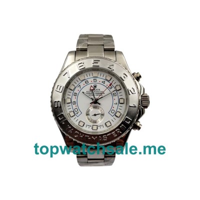 Replica Rolex Yacht-Master II 116689 UK - 44MM White Gold Male Rolex Yacht-Master II Replica Watches - Blingwatches.co.uk