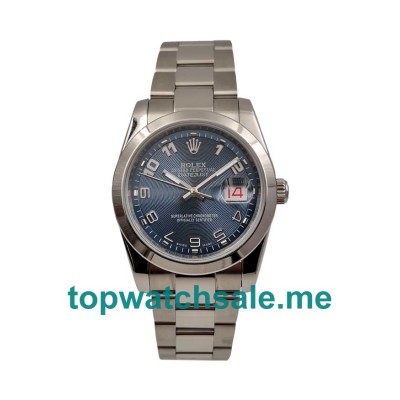 Replica Rolex Datejust 116200 UK - 36MM Steel Male Rolex Datejust Replica Watches - Blingwatches.co.uk