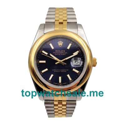 Replica Rolex Datejust 126303 UK - 41MM Steel & Gold Male Rolex Datejust Replica Watches - Blingwatches.co.uk