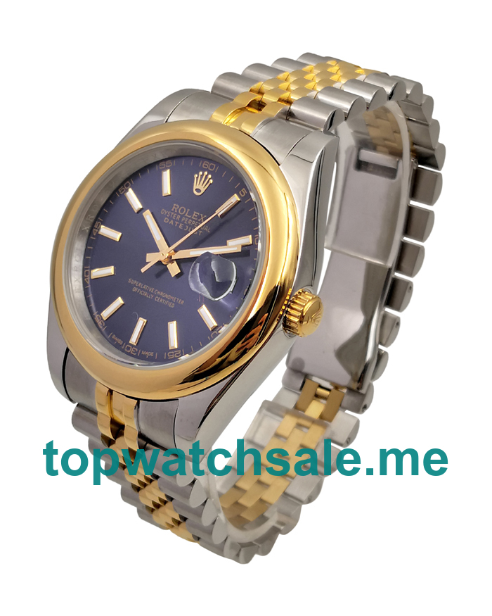 Replica Rolex Datejust 126303 UK - 41MM Steel & Gold Male Rolex Datejust Replica Watches - Blingwatches.co.uk