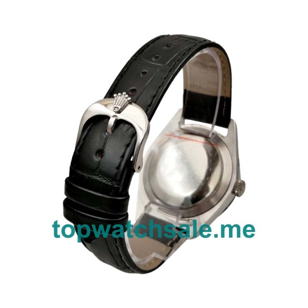 Replica Rolex Cellini 50519 UK - 39MM Steel Male Rolex Cellini Replica Watches - Blingwatches.co.uk