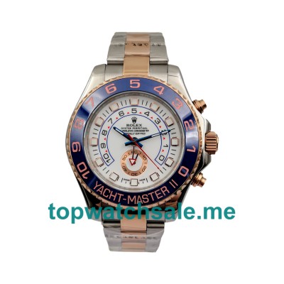 Replica Rolex Yacht-Master II 116681 UK - 44MM Steel & Rose Gold Male Rolex Yacht-Master II Replica Watches - Blingwatches.co.uk