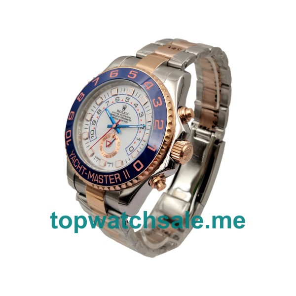 Replica Rolex Yacht-Master II 116681 UK - 44MM Steel & Rose Gold Male Rolex Yacht-Master II Replica Watches - Blingwatches.co.uk