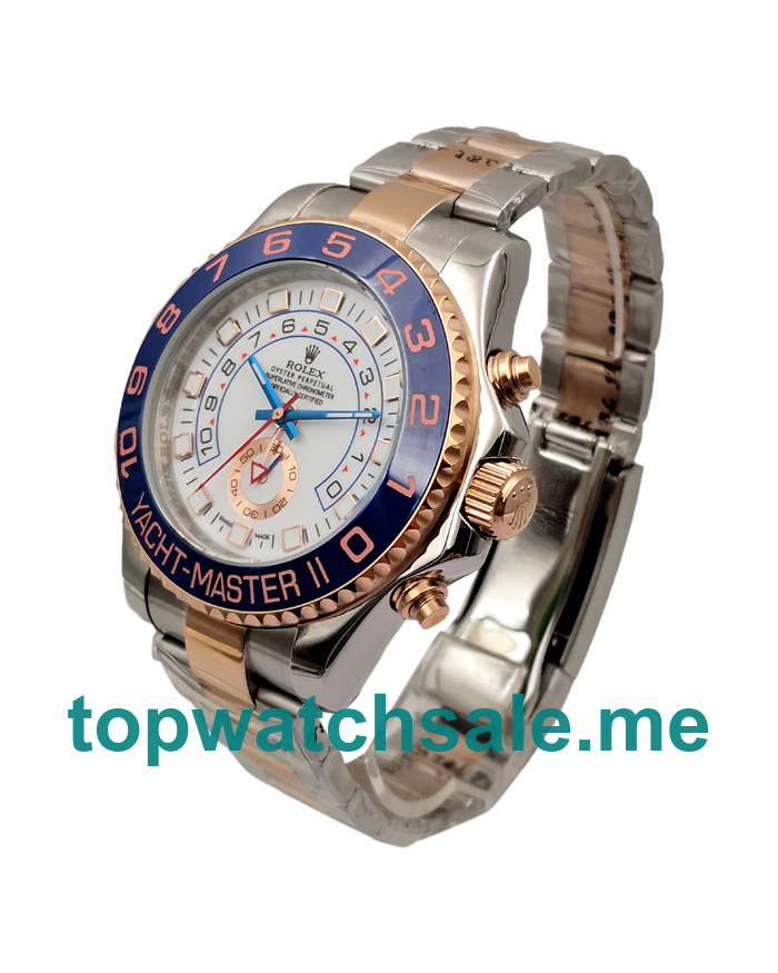 Replica Rolex Yacht-Master II 116681 UK - 44MM Steel & Rose Gold Male Rolex Yacht-Master II Replica Watches - Blingwatches.co.uk