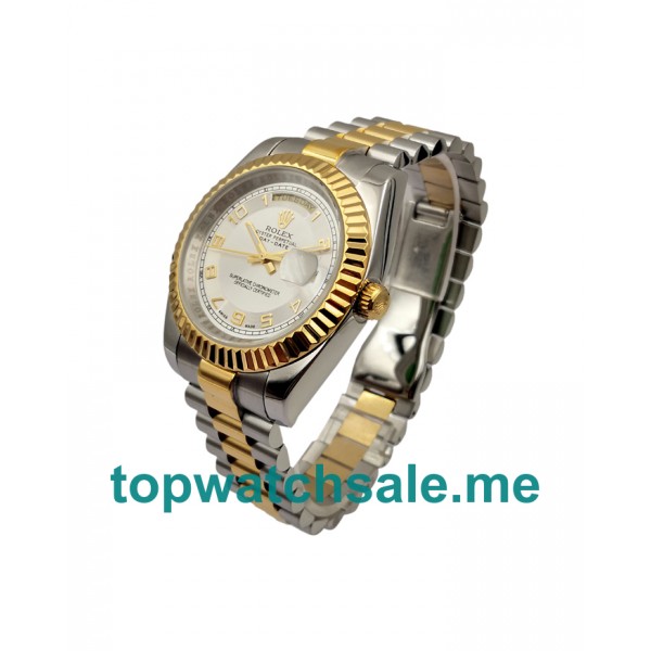 Replica Rolex Day-Date II 218238 UK- 41MM Steel & Yellow Gold Male Rolex Day-Date II Replica Watches - Blingwatches.co.uk