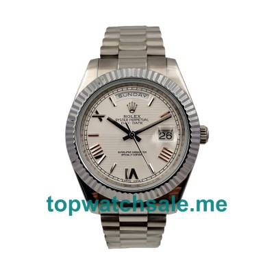 Replica Rolex Day-Date II 228239 UK- 41MM Steel Male Rolex Day-Date II Replica Watches - Blingwatches.co.uk