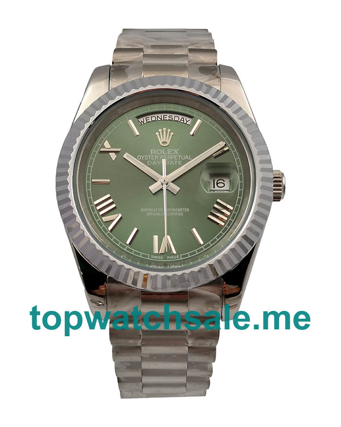 Replica Rolex Day-Date II 228239 UK- 41MM Steel Male Rolex Day-Date II Replica Watches - Blingwatches.co.uk