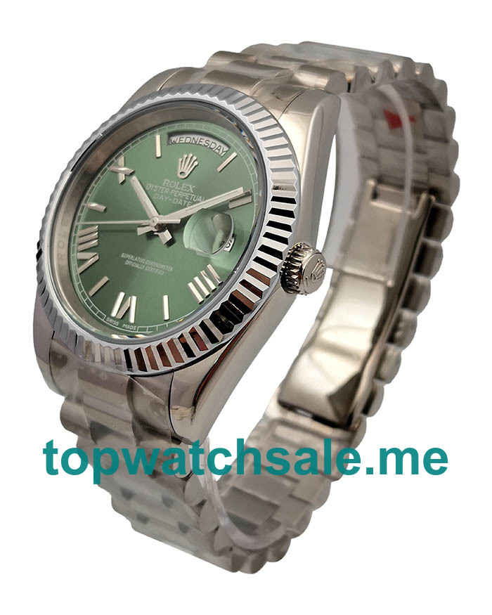 Replica Rolex Day-Date II 228239 UK- 41MM Steel Male Rolex Day-Date II Replica Watches - Blingwatches.co.uk