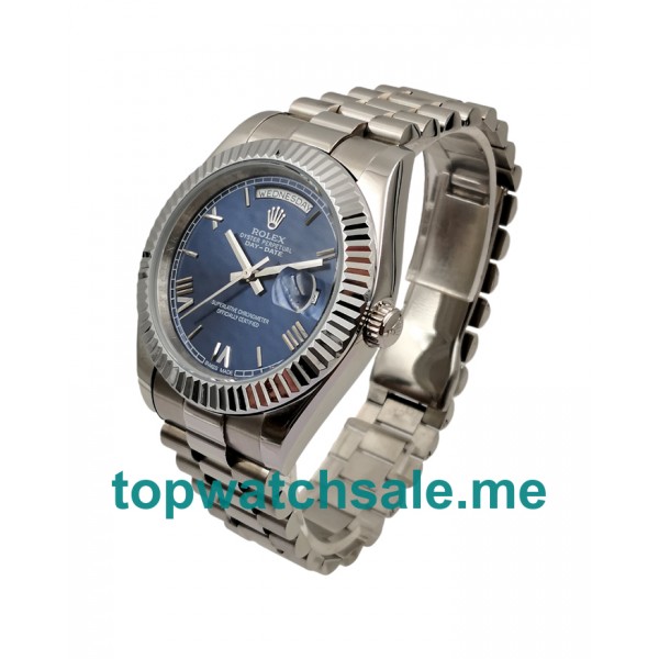Replica Rolex Day-Date 228239 UK- 41MM Steel Male Rolex Day-Date Replica Watches - Blingwatches.co.uk