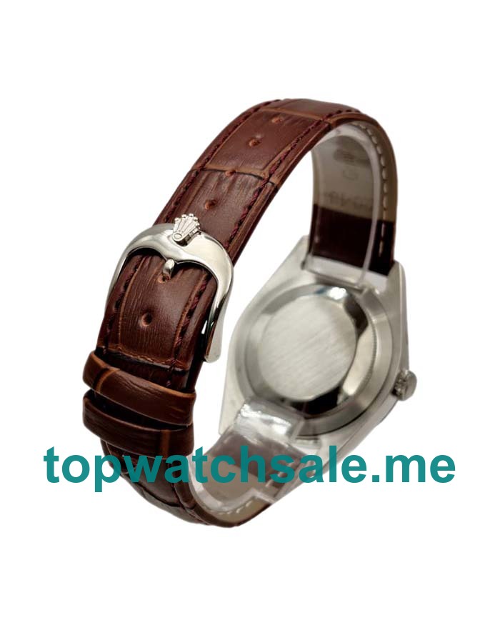 Replica Rolex Cellini 50519 UK - 39MM Steel Male Rolex Cellini Replica Watches - Blingwatches.co.uk
