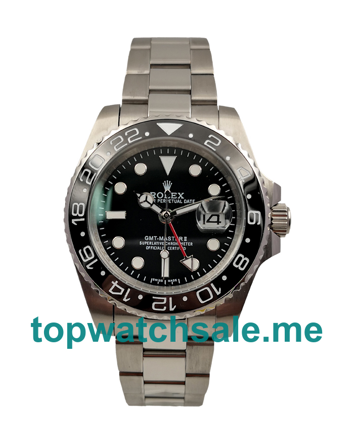 Replica Rolex GMT-Master II 116710 UK - 40MM Steel Male Rolex GMT-Master II Replica Watches - Blingwatches.co.uk