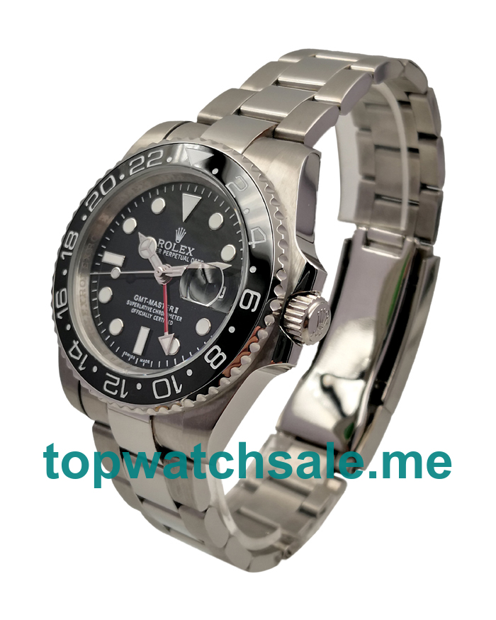 Replica Rolex GMT-Master II 116710 UK - 40MM Steel Male Rolex GMT-Master II Replica Watches - Blingwatches.co.uk