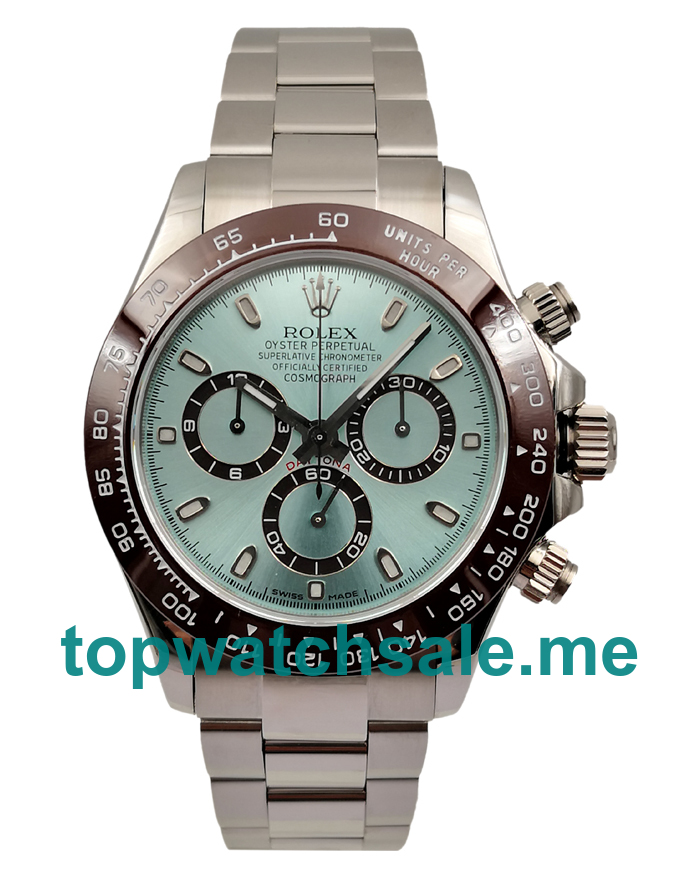 Replica Rolex Daytona 116506 UK - 40MM Steel Male Rolex Daytona Replica Watches - Blingwatches.co.uk