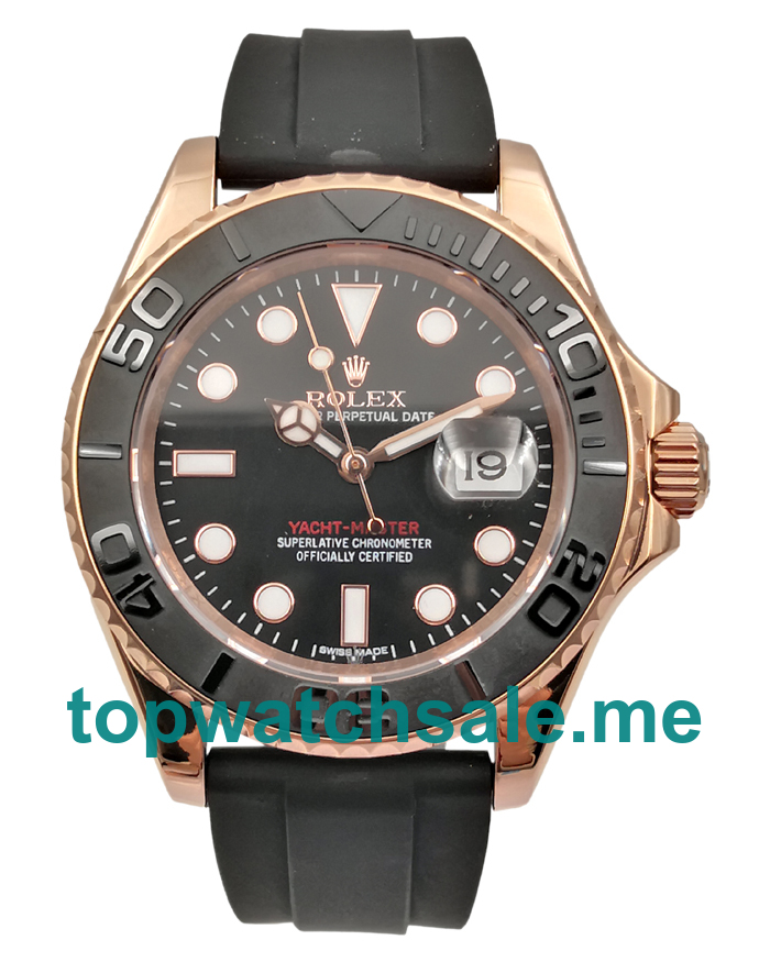 Replica Rolex Yacht-Master 116655 UK - 40MM Rose Gold Male Rolex Yacht-Master Replica Watches - Blingwatches.co.uk
