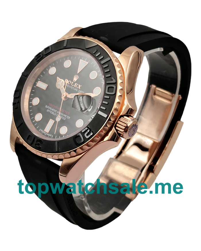 Replica Rolex Yacht-Master 116655 UK - 40MM Rose Gold Male Rolex Yacht-Master Replica Watches - Blingwatches.co.uk