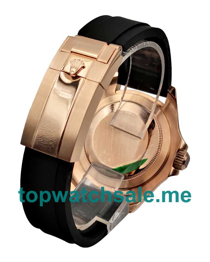 Replica Rolex Yacht-Master 116655 UK - 40MM Rose Gold Male Rolex Yacht-Master Replica Watches - Blingwatches.co.uk