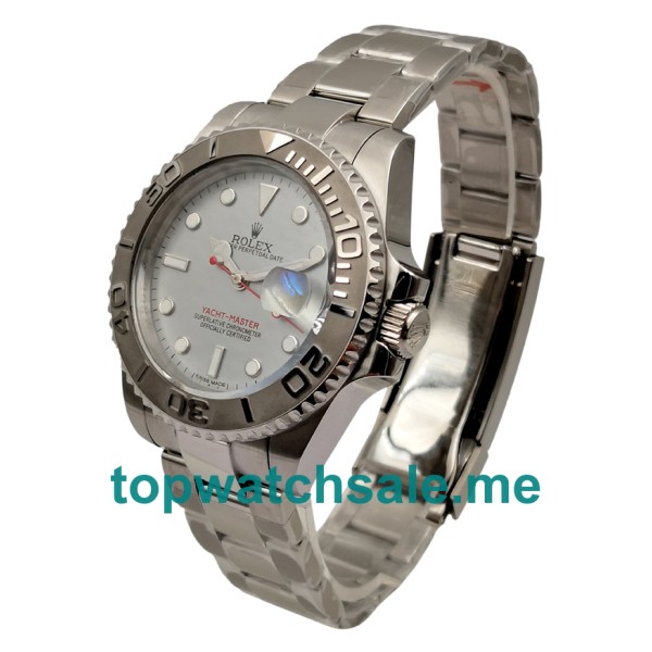 Replica Rolex Yacht-Master 16622 UK - 40MM Platinum & Steel Male Rolex Yacht-Master Replica Watches - Blingwatches.co.uk