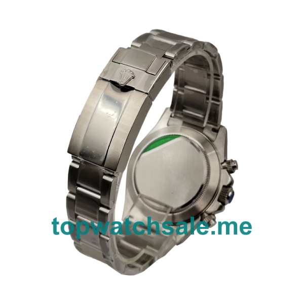 Replica Rolex Daytona 116500 UK - 40MM Steel Male Rolex Daytona Replica Watches - Blingwatches.co.uk
