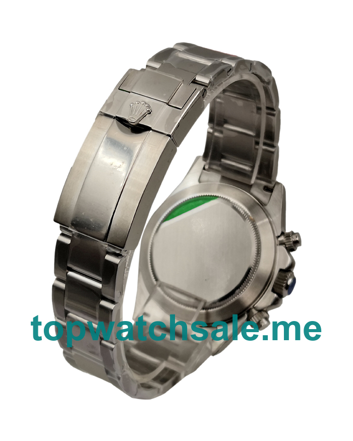 Replica Rolex Daytona 116500 UK - 40MM Steel Male Rolex Daytona Replica Watches - Blingwatches.co.uk