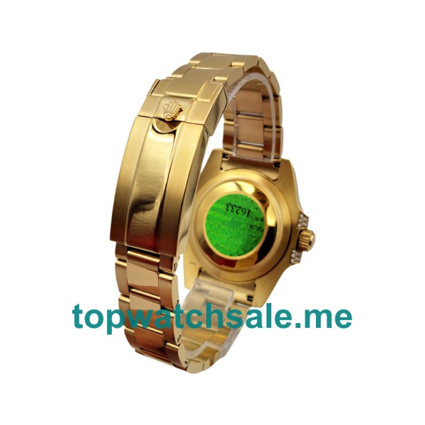 Replica Rolex GMT-Master II 116758 UK - 40MM Gold Male Rolex GMT-Master II Replica Watches - Blingwatches.co.uk