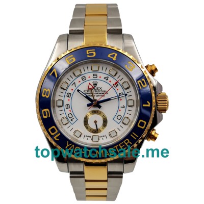 Replica Rolex Yacht-Master II 116681 UK - 44MM Gold & Steel Male Rolex Yacht-Master II Replica Watches - Blingwatches.co.uk