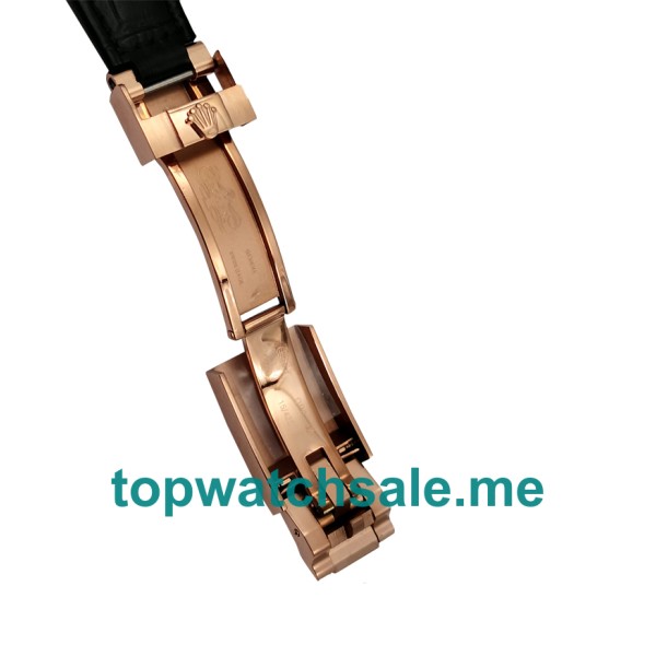 Replica Rolex Daytona 116515 UK - 40MM Rose Gold Male Rolex Daytona Replica Watches - Blingwatches.co.uk