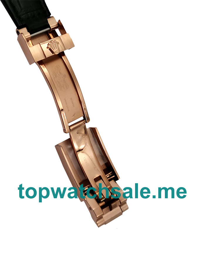 Replica Rolex Daytona 116515 UK - 40MM Rose Gold Male Rolex Daytona Replica Watches - Blingwatches.co.uk