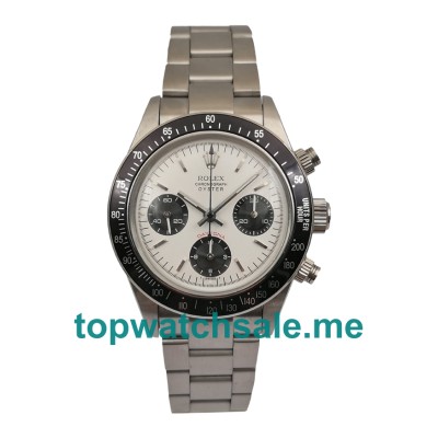 Replica Rolex Daytona Ref.6263 UK - 40MM Steel Male Rolex Daytona Replica Watches - Blingwatches.co.uk