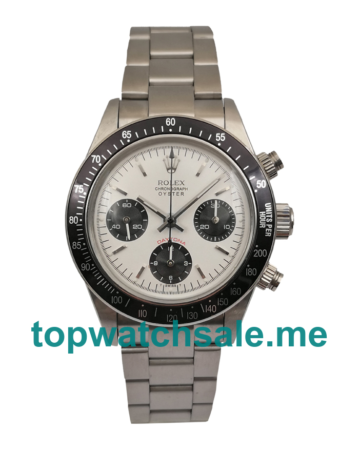 Replica Rolex Daytona Ref.6263 UK - 40MM Steel Male Rolex Daytona Replica Watches - Blingwatches.co.uk