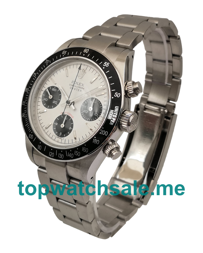 Replica Rolex Daytona Ref.6263 UK - 40MM Steel Male Rolex Daytona Replica Watches - Blingwatches.co.uk