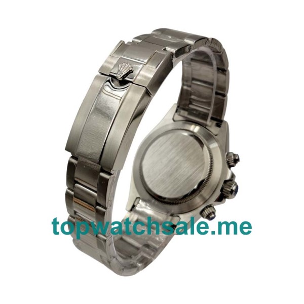 Replica Rolex Daytona 116520 UK - 40MM Steel Male Rolex Daytona Replica Watches - Blingwatches.co.uk