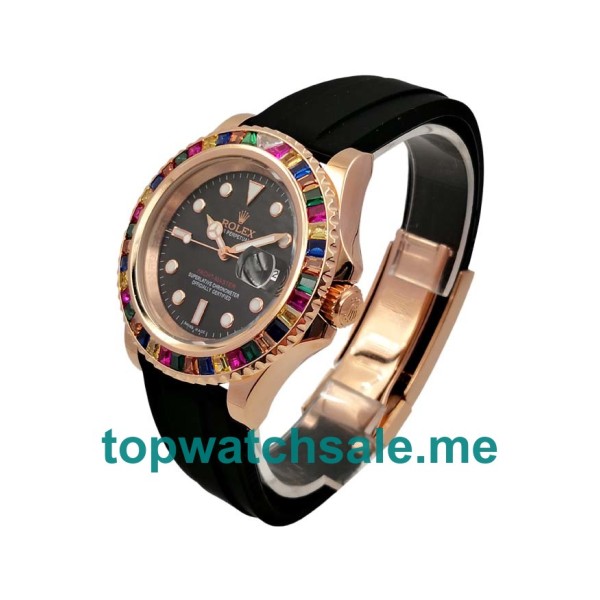 Replica Rolex Yacht-Master 116655 UK - 42MM Rose Gold Male Rolex Yacht-Master Replica Watches - Watchestop.me