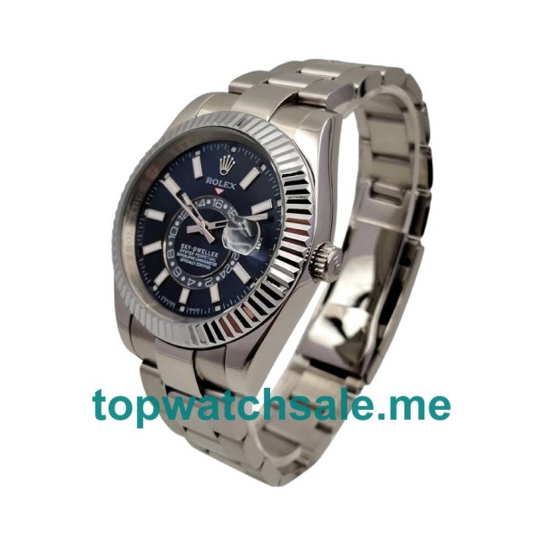 Replica Rolex Sky-Dweller 326934 UK - 42MM Steel Male Rolex Sky-Dweller Replica Watches - Blingwatches.co.uk